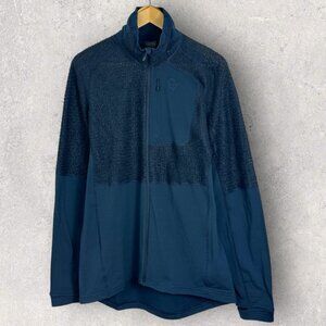 Norrona‎ Iyngen Alpha90 Blue Full Zip Lightweight Sweater Jacket Womens Size XL